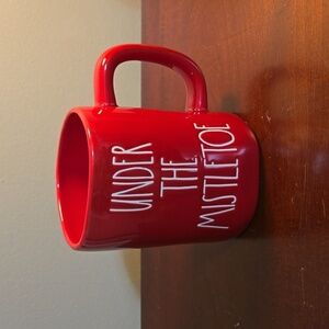 Rae Dunn Red Under the Mistletoe Coffee Tea Mug